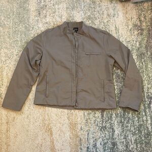 Eileen Fisher Grey Zip Jacket M